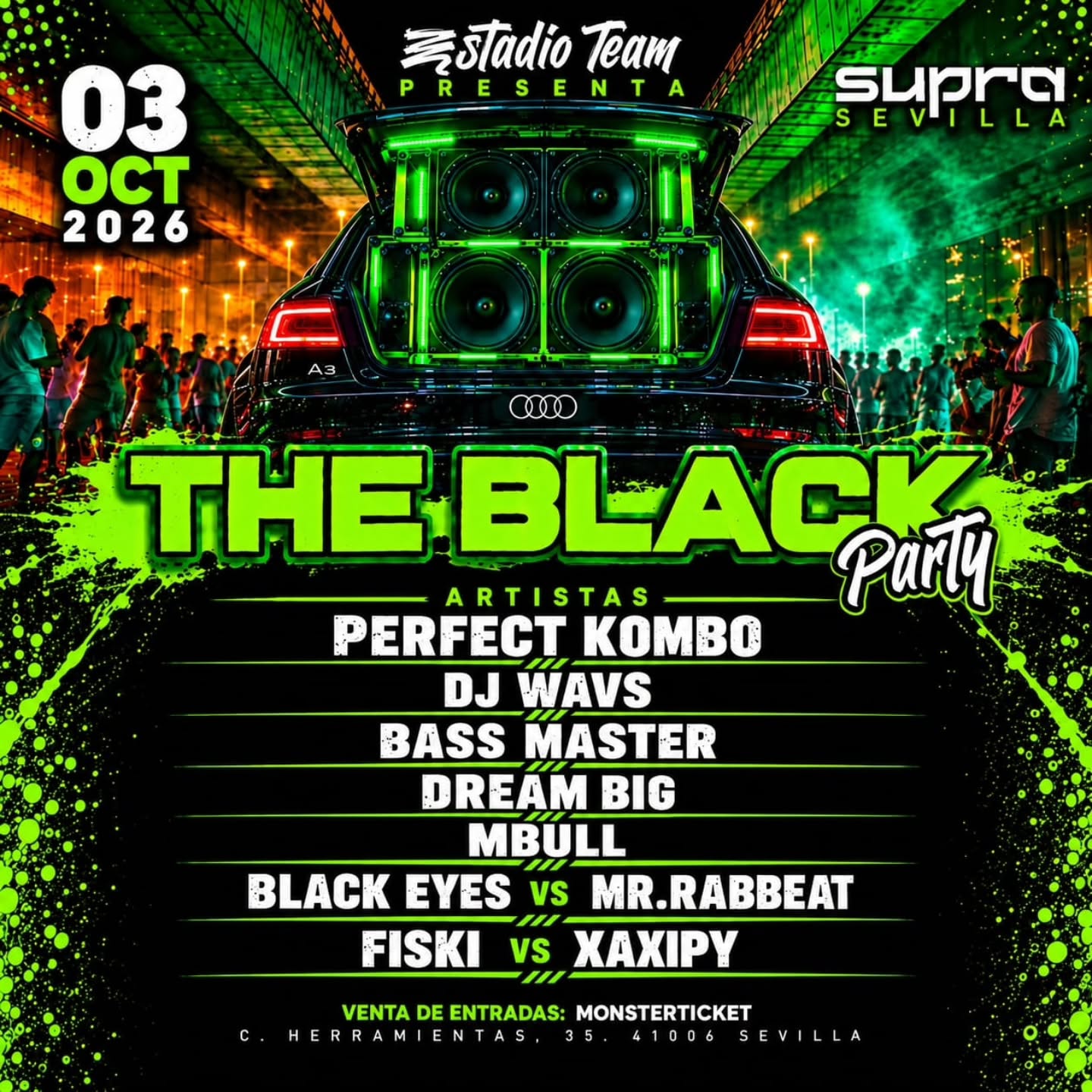   The Black Party – Estadio Team